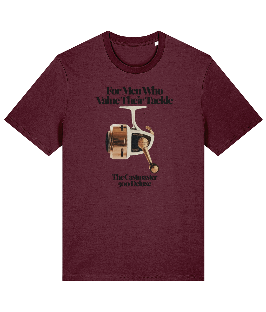 "For Men Who Value Their Tackle" Vintage Fishing T-Shirt - Image 5