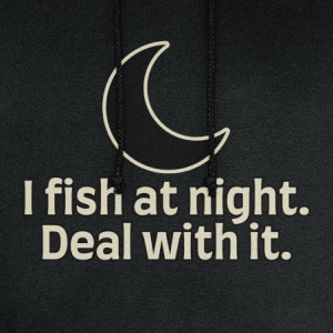 “I Fish At Night. Deal With It.” — Carp Fishing Hoodie