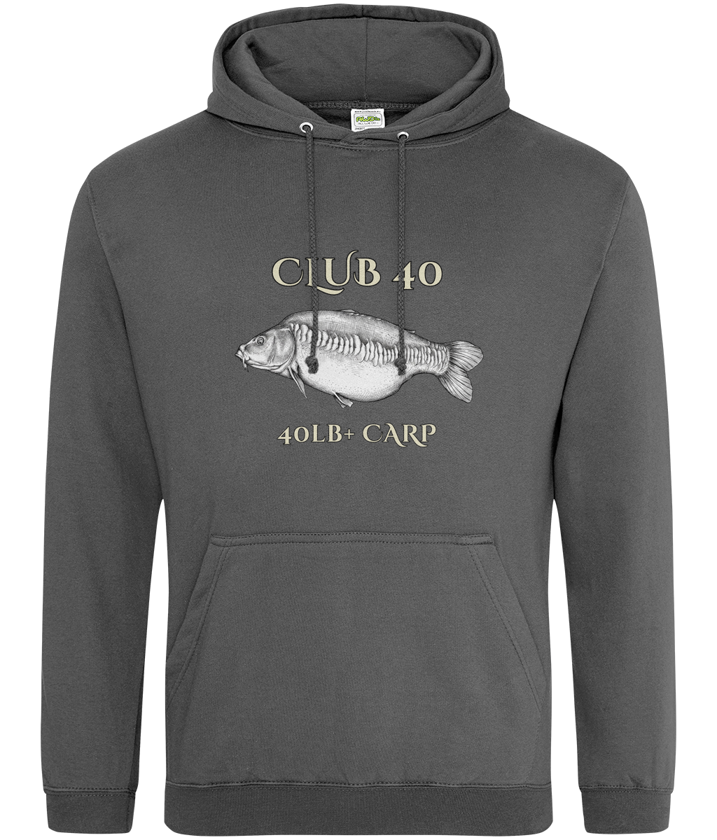 Club 40 – 40lb+ Carp Fishing Hoodie - Image 4