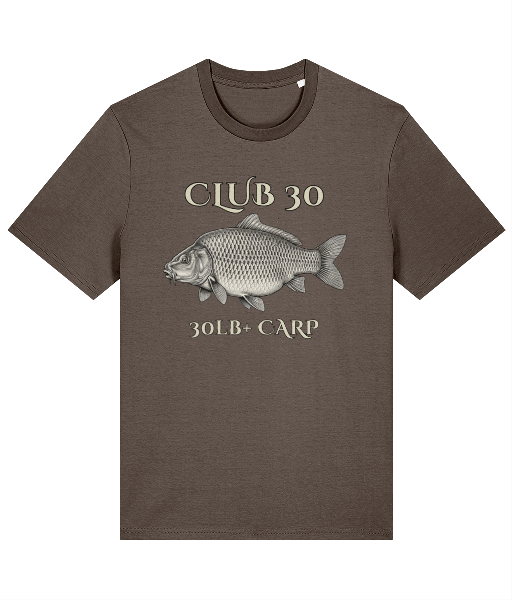Club 30 – 30lb+ Carp Fishing T-Shirt - Image 6