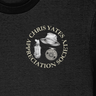 Chris Yates Appreciation Society Crest Logo Carp Fishing T-Shirt - Image 2