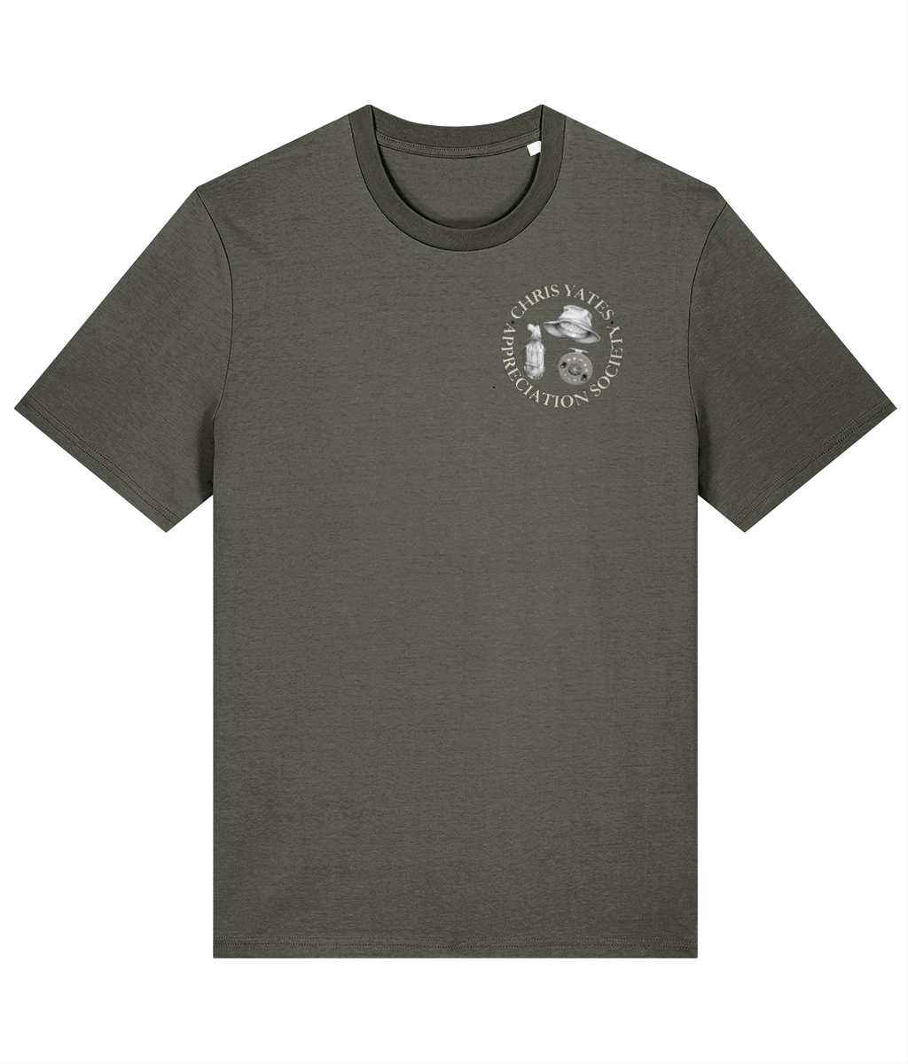 Chris Yates Appreciation Society Crest Logo Carp Fishing T-Shirt - Image 5