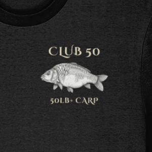 Club 50 – 50lb+ Carp Fishing Crest T-Shirt