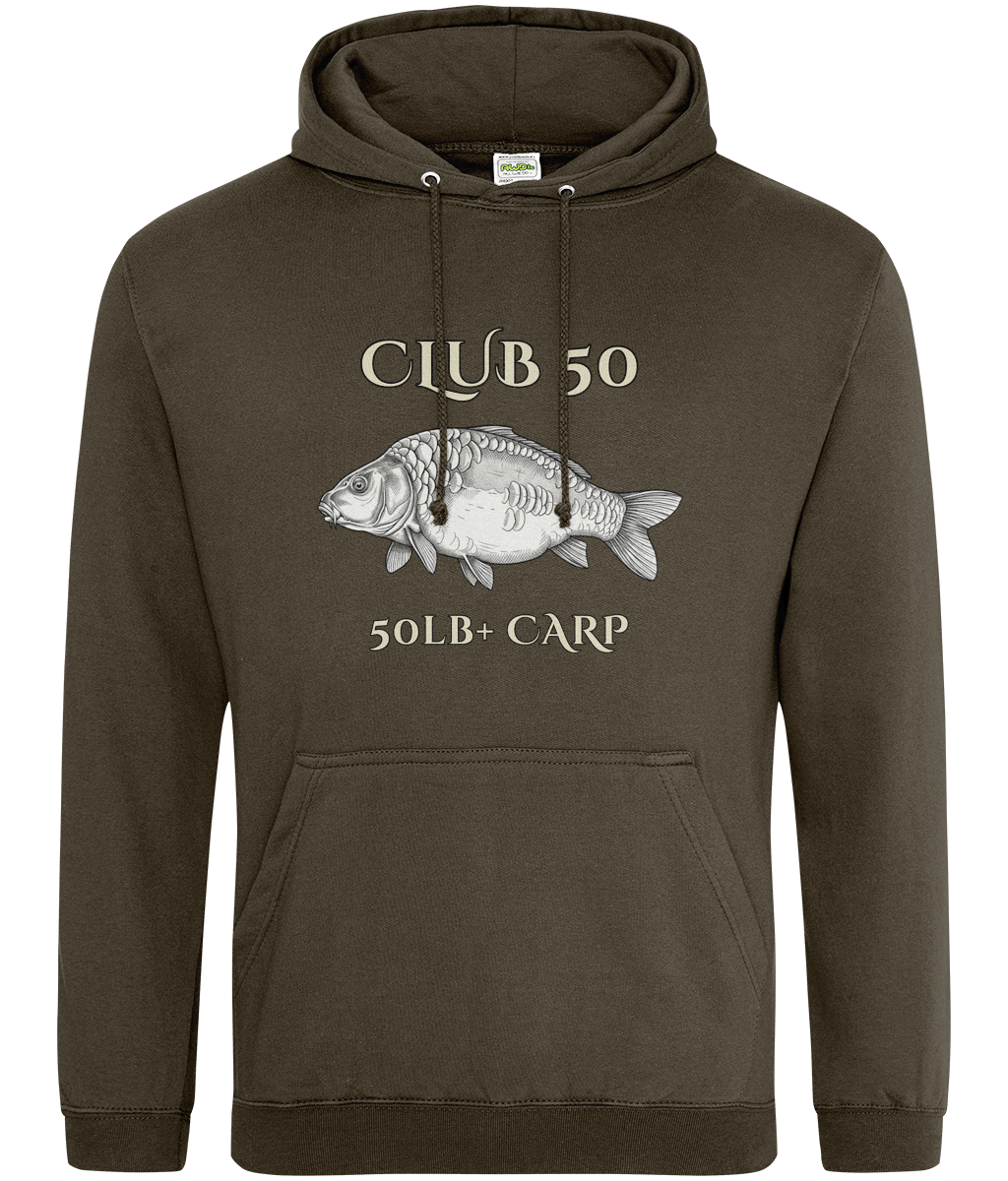 Club 50 – 50lb+ Carp Fishing Hoodie - Image 4