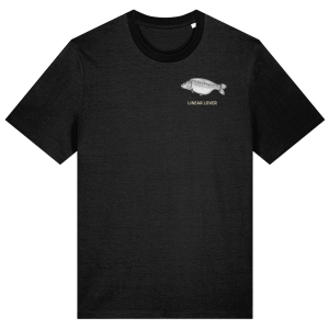 “Linear Lover” Linear Mirror Crest Logo Carp Fishing T-Shirt
