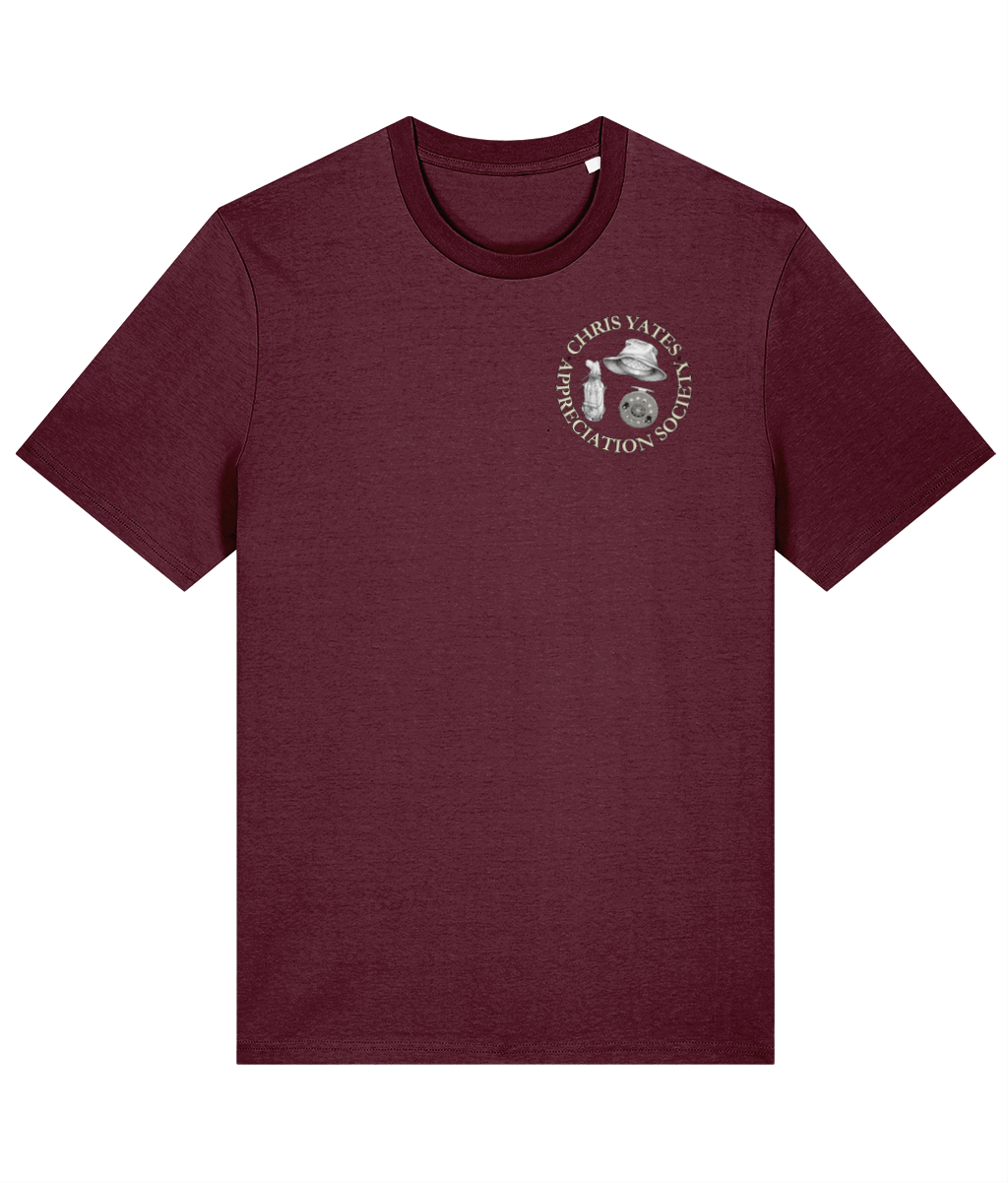 Chris Yates Appreciation Society Crest Logo Carp Fishing T-Shirt - Image 4