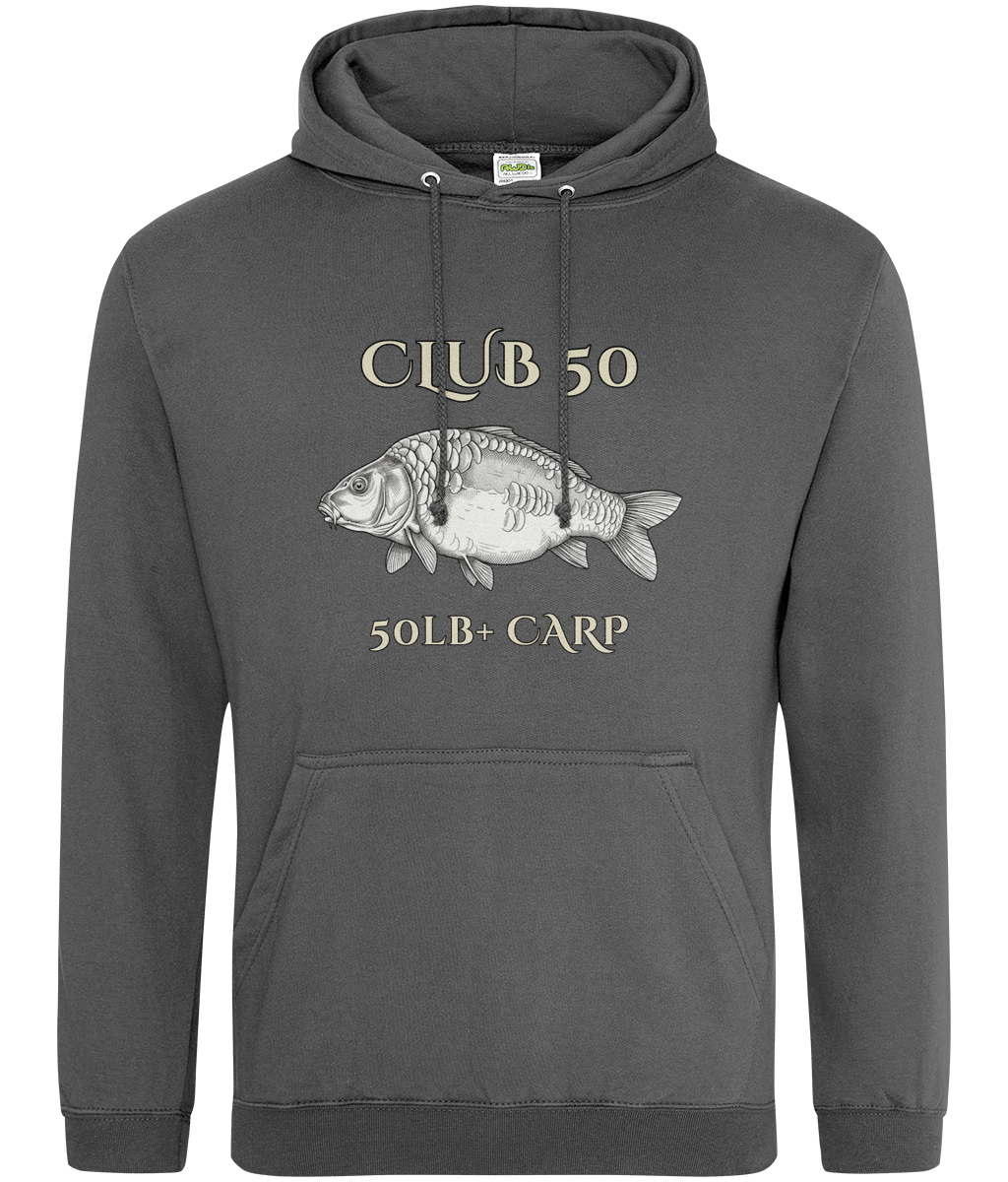 Club 50 – 50lb+ Carp Fishing Hoodie - Image 8