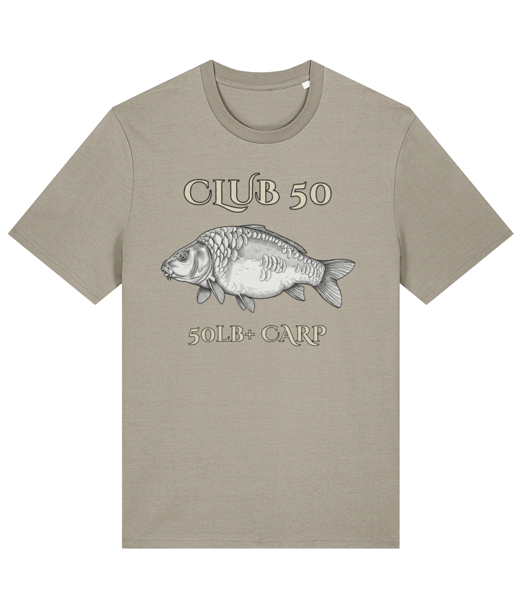 Club 50 – 50lb+ Carp Fishing T-Shirt - Image 7