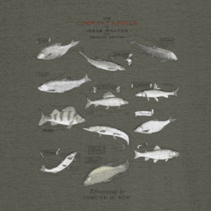 Fishing Species ID Graphic T-Shirt | The Compleat Angler by Izaak Walton