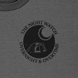 The Night Watch Crest Logo Fishing T-Shirt - Image 2