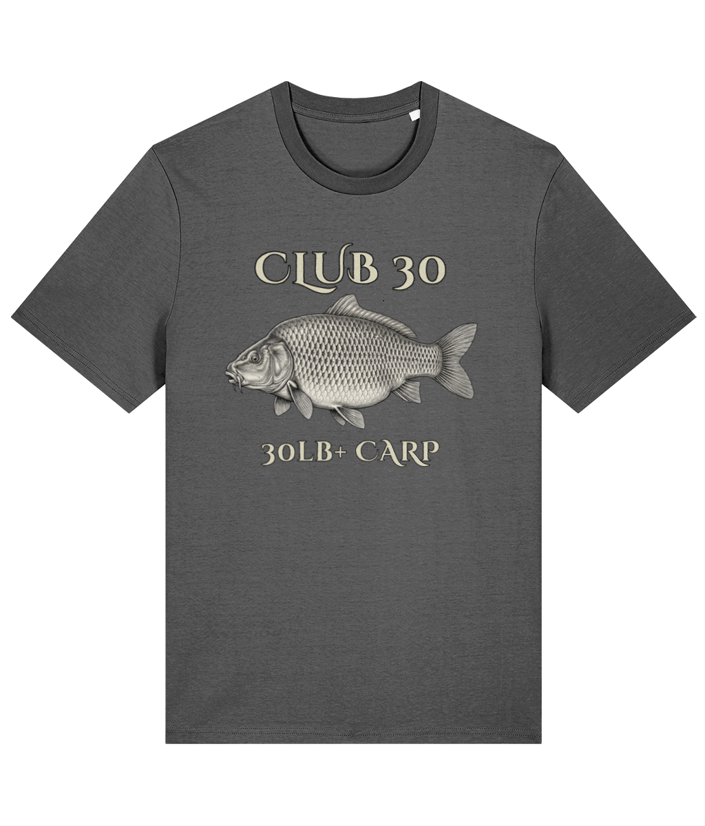 Club 30 – 30lb+ Carp Fishing T-Shirt - Image 3