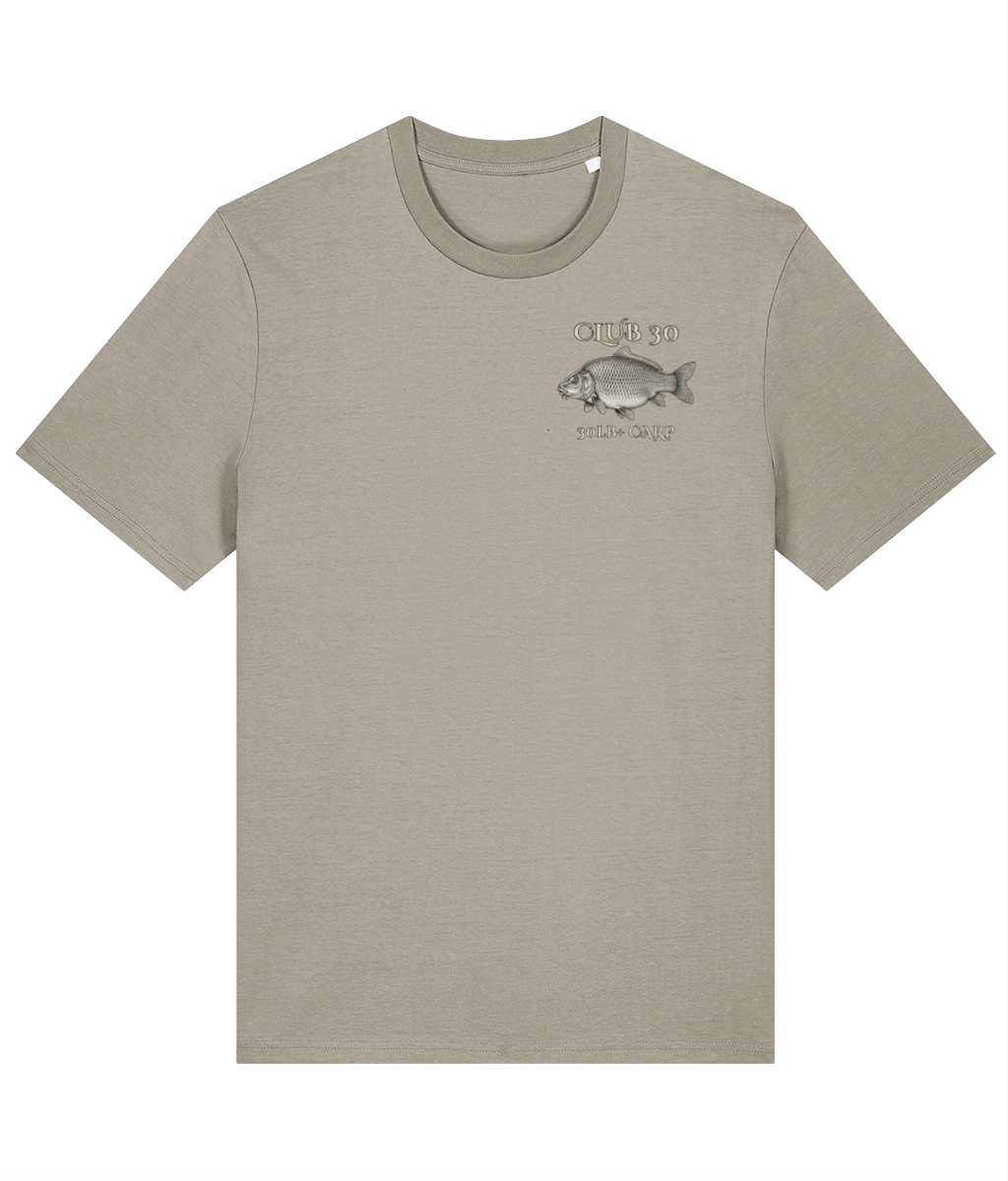 Club 30 – 30lb+ Carp Fishing Crest T-Shirt - Image 7
