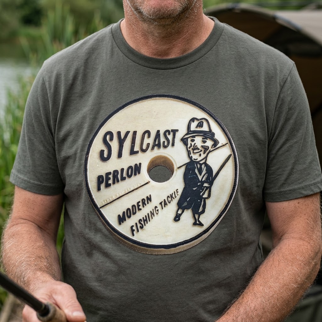 Sylcast Perlon Vintage Fishing Line T-Shirt