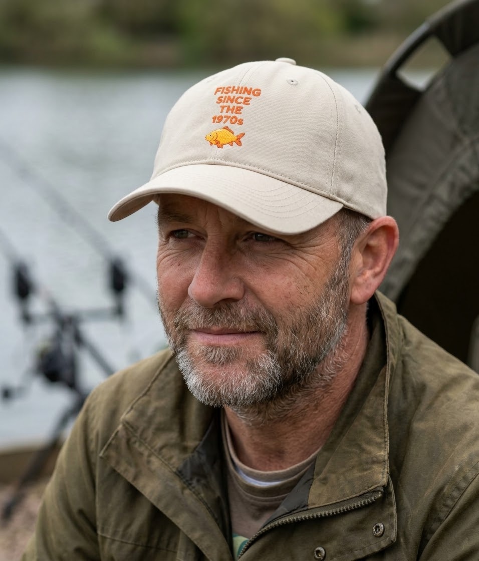 "Fishing Since The 1970s" Retro Angling Cap
