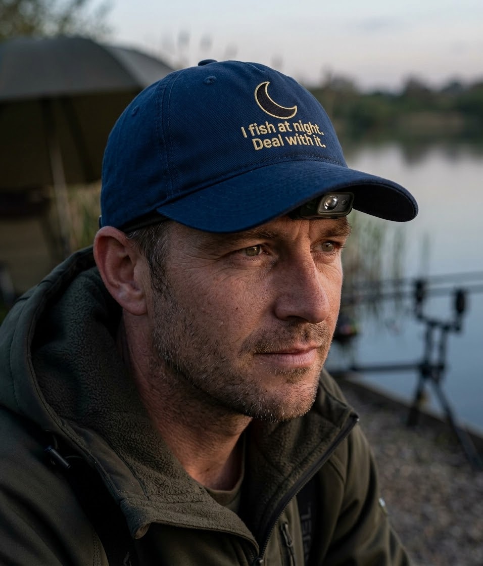 “I Fish At Night. Deal With It.” — Fishing Cap