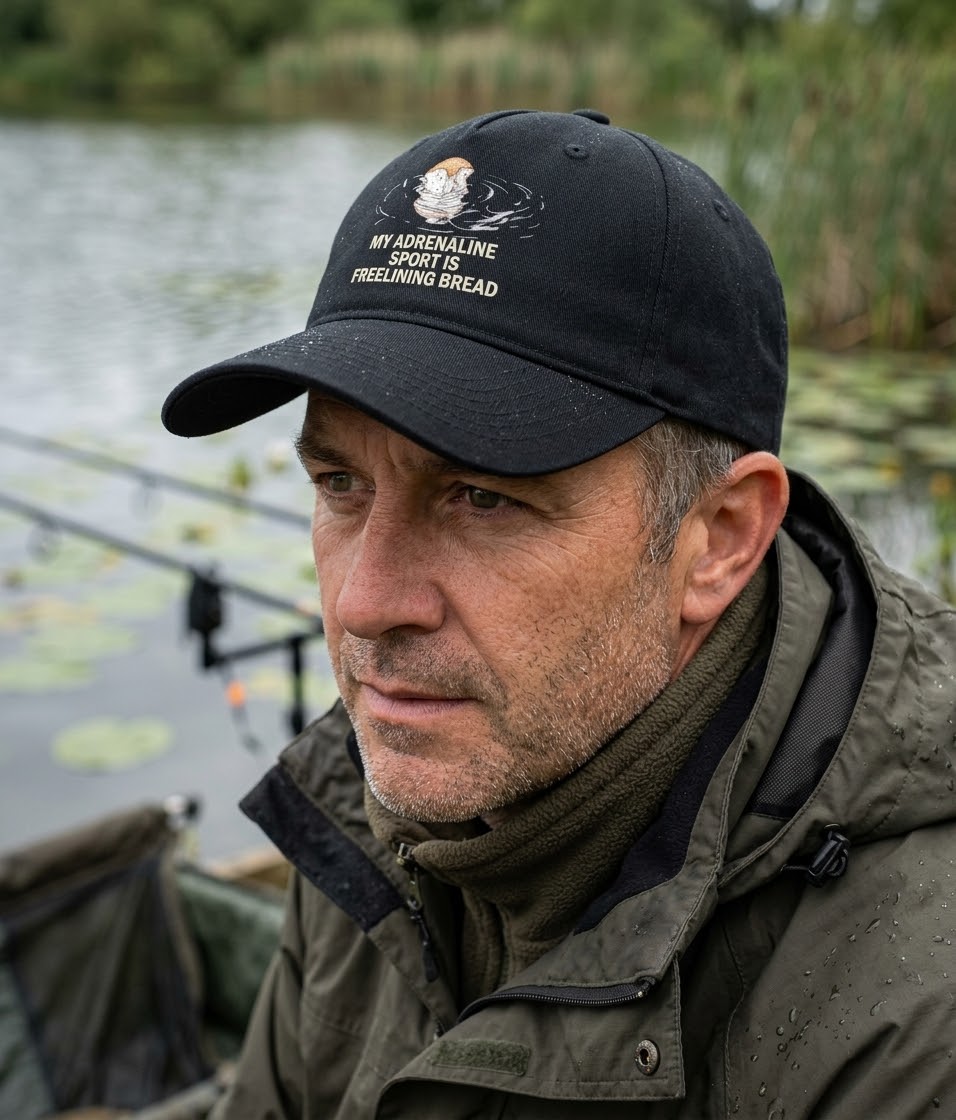 "Freelining Bread Is My Adrenaline Sport" Carp Fishing Cap