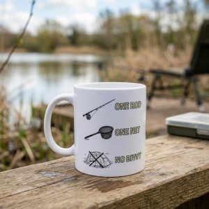 "One Rod, One Net, No Bivvy" Stalking Carp Fishing Mug
