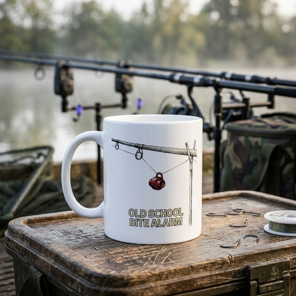 Washing Up Liquid Bottle Top Bite Indicator Fishing Mug