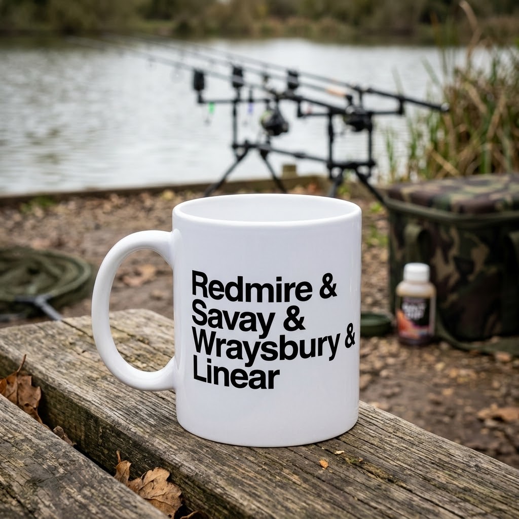 Redmire & Savay & Wraysbury & Linear | Legendary Carp Lakes Mug