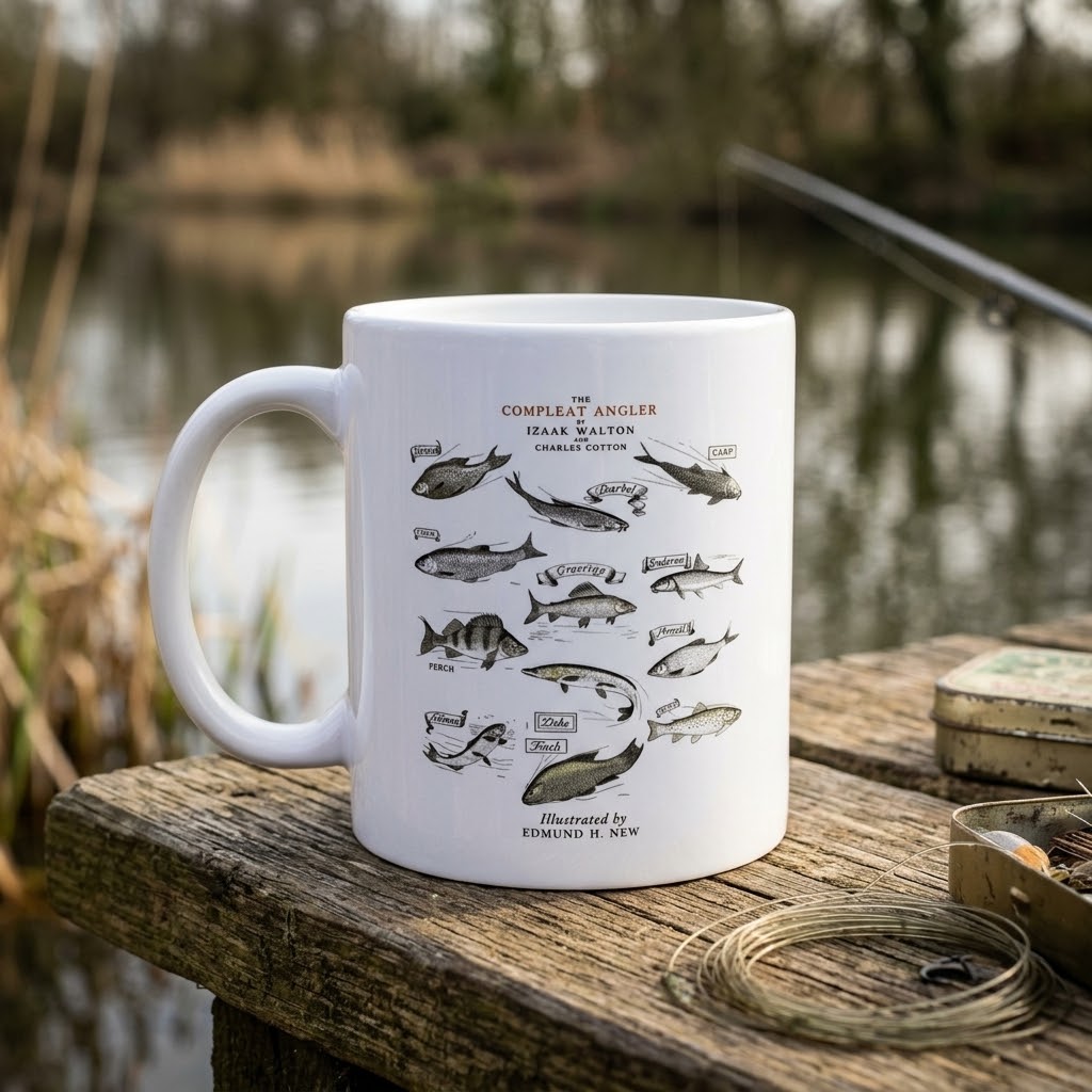 Fishing Species ID Graphic Mug | The Compleat Angler by Izaak Walton