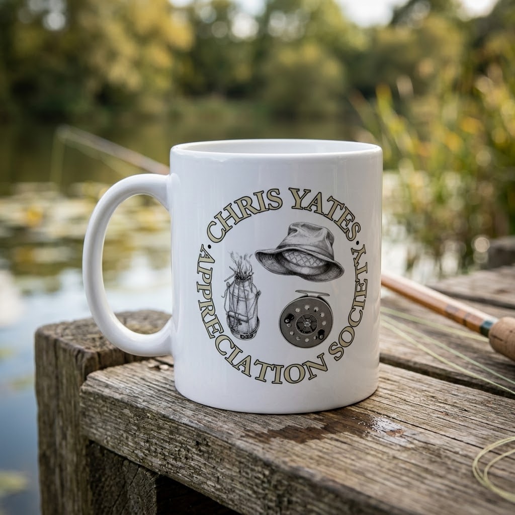 Chris Yates Appreciation Society Carp Fishing Mug