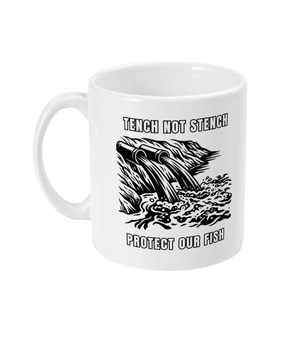 Protect Our Fish – Tench Not Stench Mug - Image 2