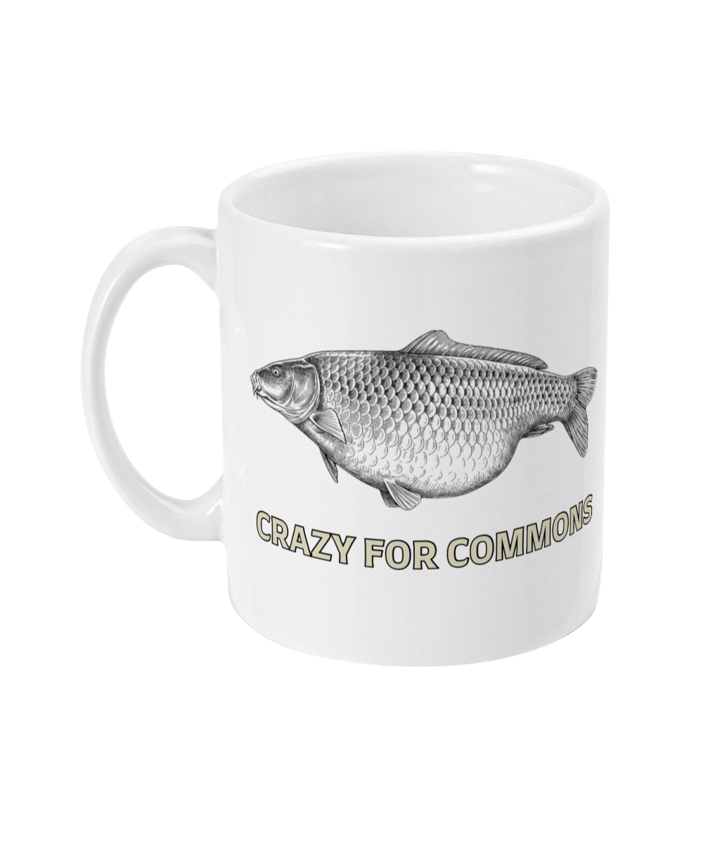 Crazy for Commons Carp Fishing Mug - Image 2