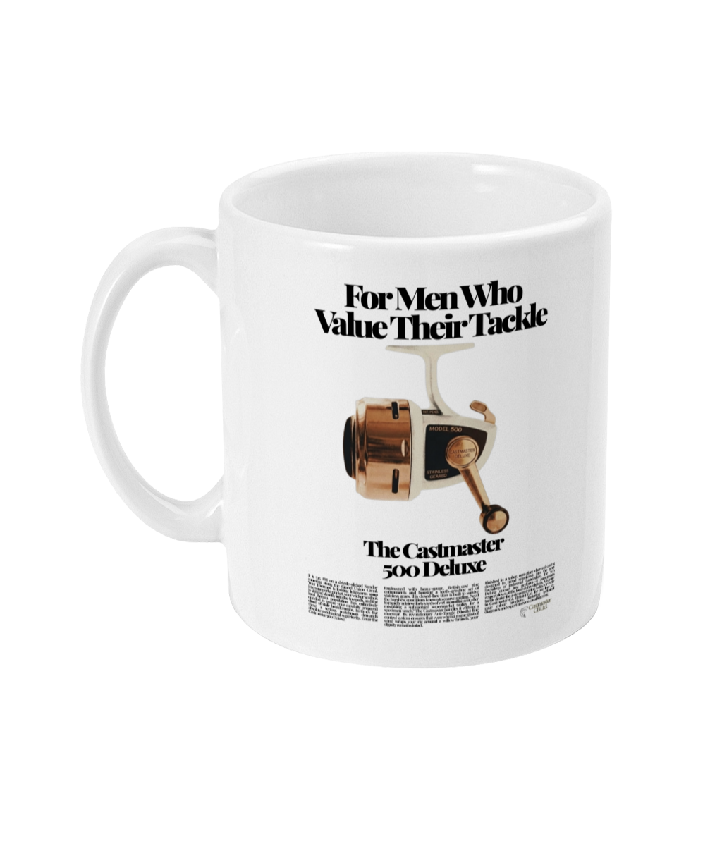 "For Men Who Value Their Tackle" Vintage Fishing Mug - Image 2