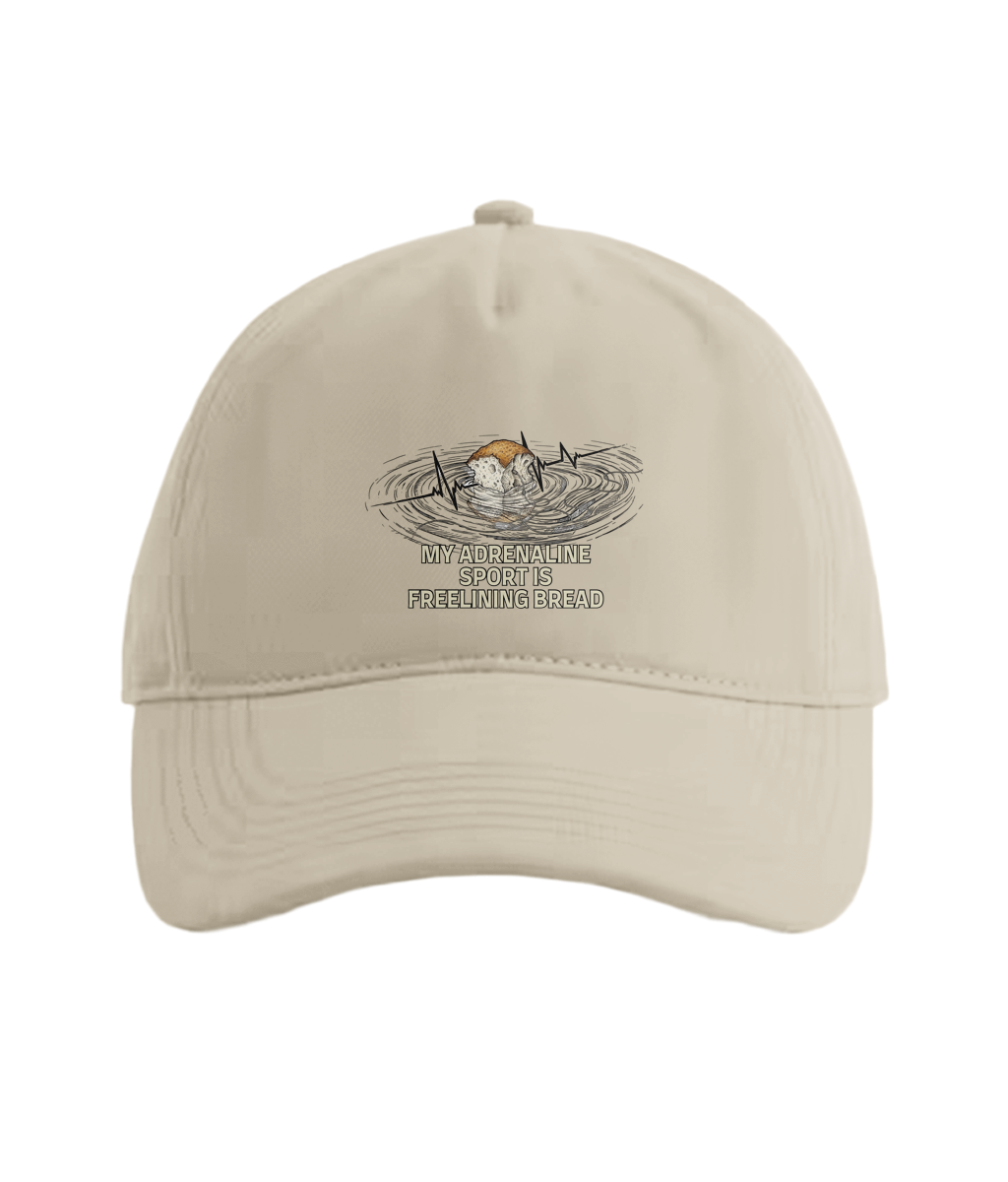 "Freelining Bread Is My Adrenaline Sport" Carp Fishing Cap - Image 3