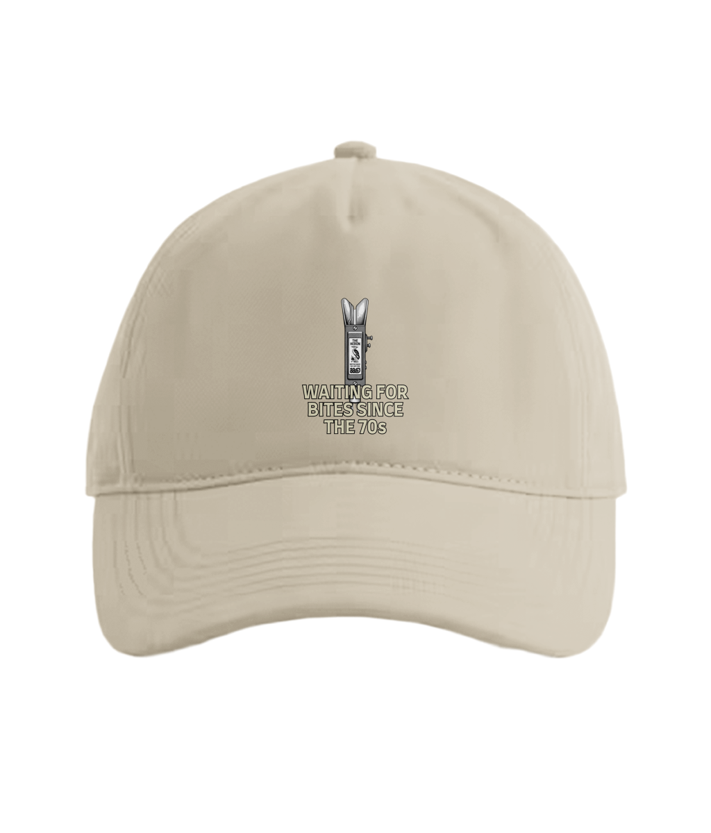 Heron Bite Indicator “Waiting For Bites Since The 70s” Fishing Cap - Image 6