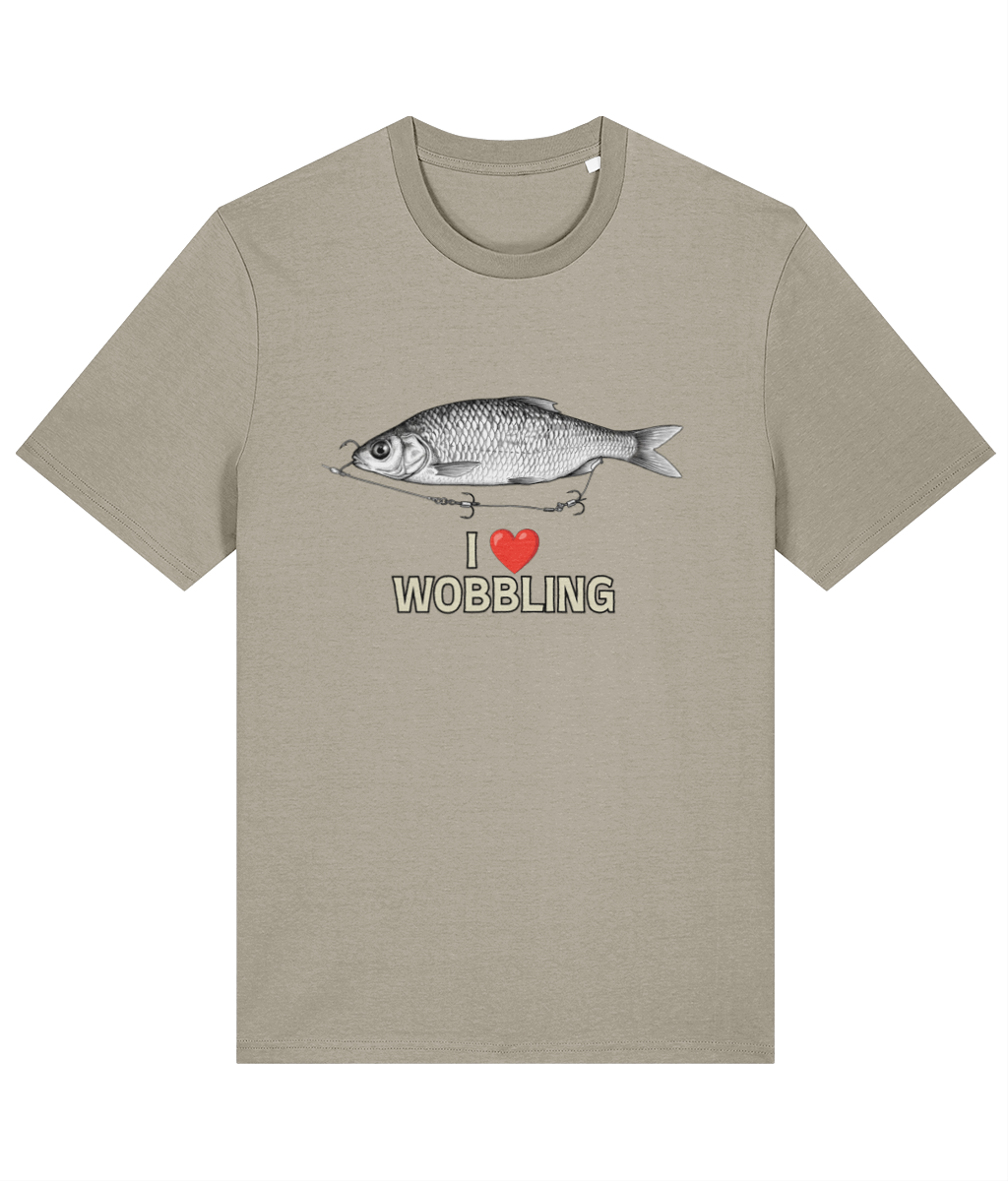 I ❤️ Wobbling – Pike Angler's T-Shirt - Image 2