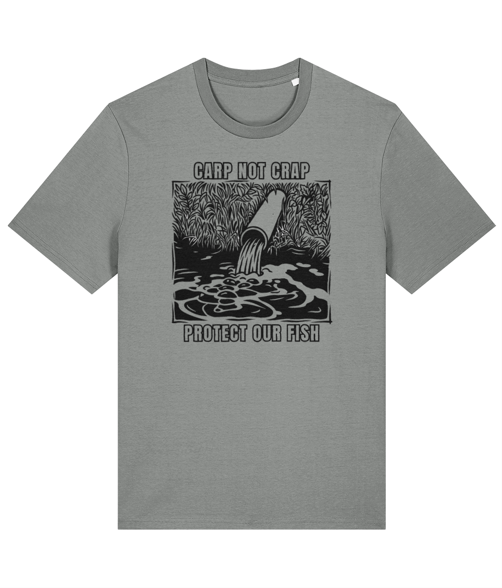 Protect Our Fish – Carp Not Crap T-Shirt - Image 5