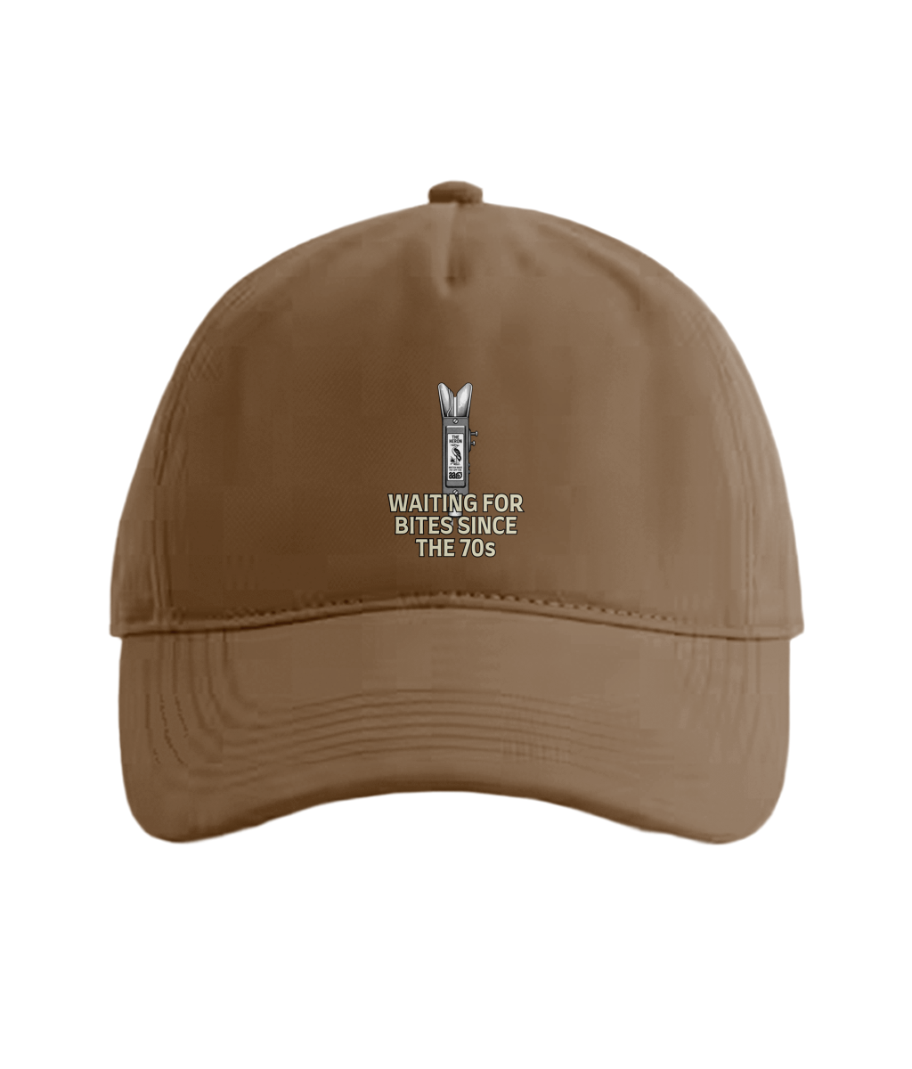 Heron Bite Indicator “Waiting For Bites Since The 70s” Fishing Cap - Image 9