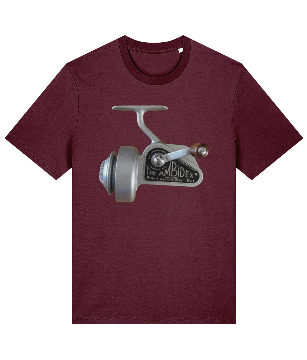 The Ambidex No.1 Casting Reel – Vintage Fishing Reel T-Shirt - Image 4