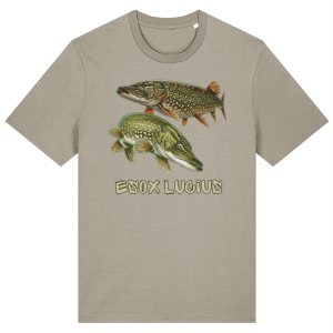 ESOX LUCIUS – Pike Illustration T-Shirt | Angling Gift for Pike Anglers
