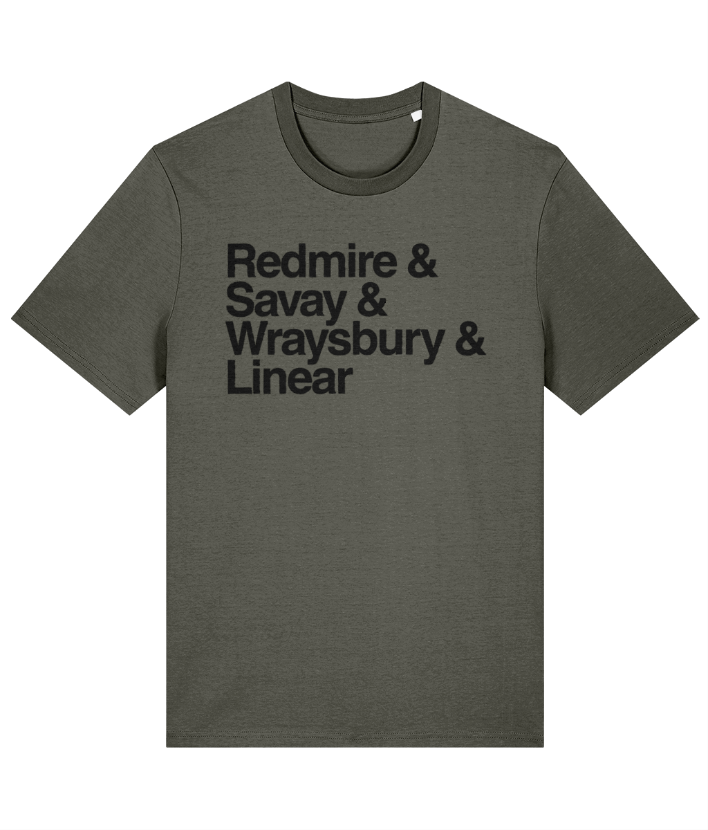 Redmire & Savay & Wraysbury & Linear | Legendary Carp Lakes T-Shirt - Image 4