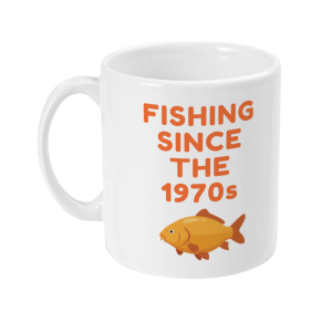 "Fishing Since The 1970s" Retro Angling Mug