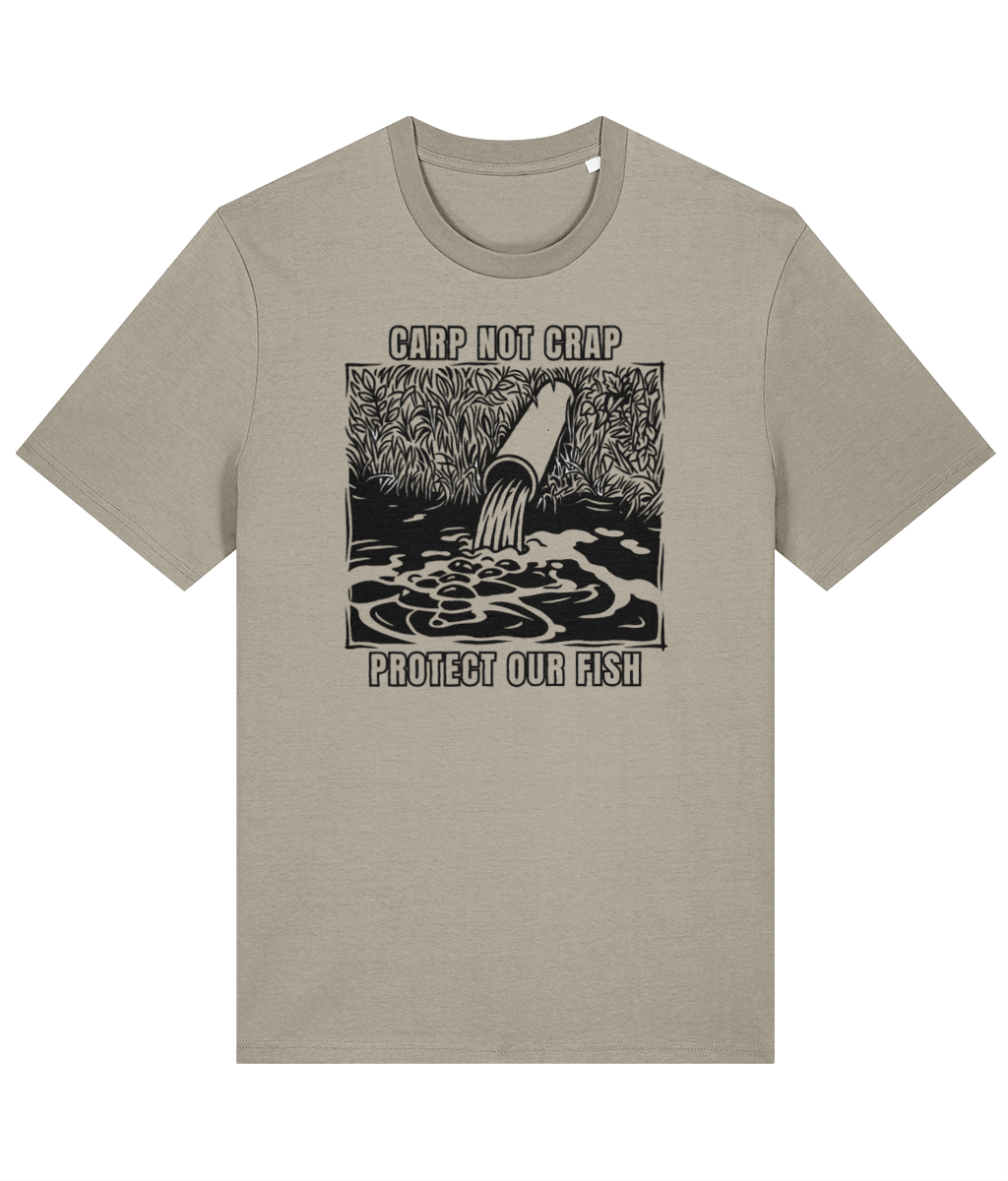 Protect Our Fish – Carp Not Crap T-Shirt - Image 4