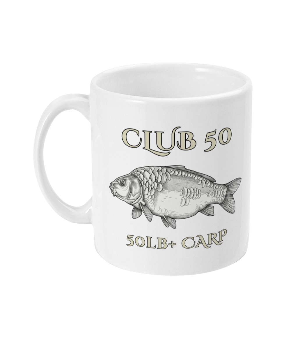 Club 50 – 50lb+ Carp Fishing Mug - Image 2