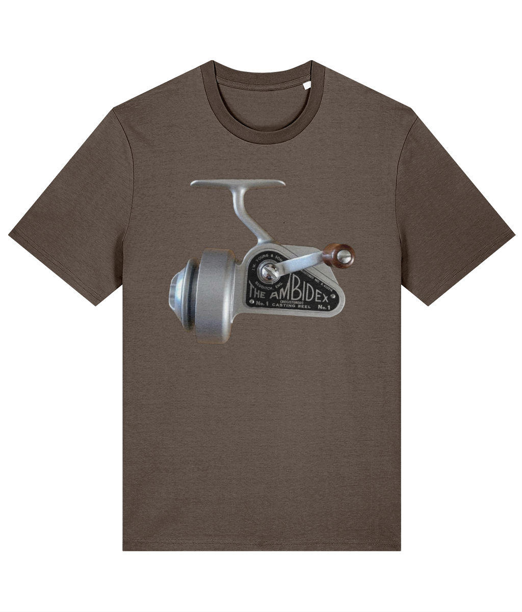 The Ambidex No.1 Casting Reel – Vintage Fishing Reel T-Shirt - Image 6