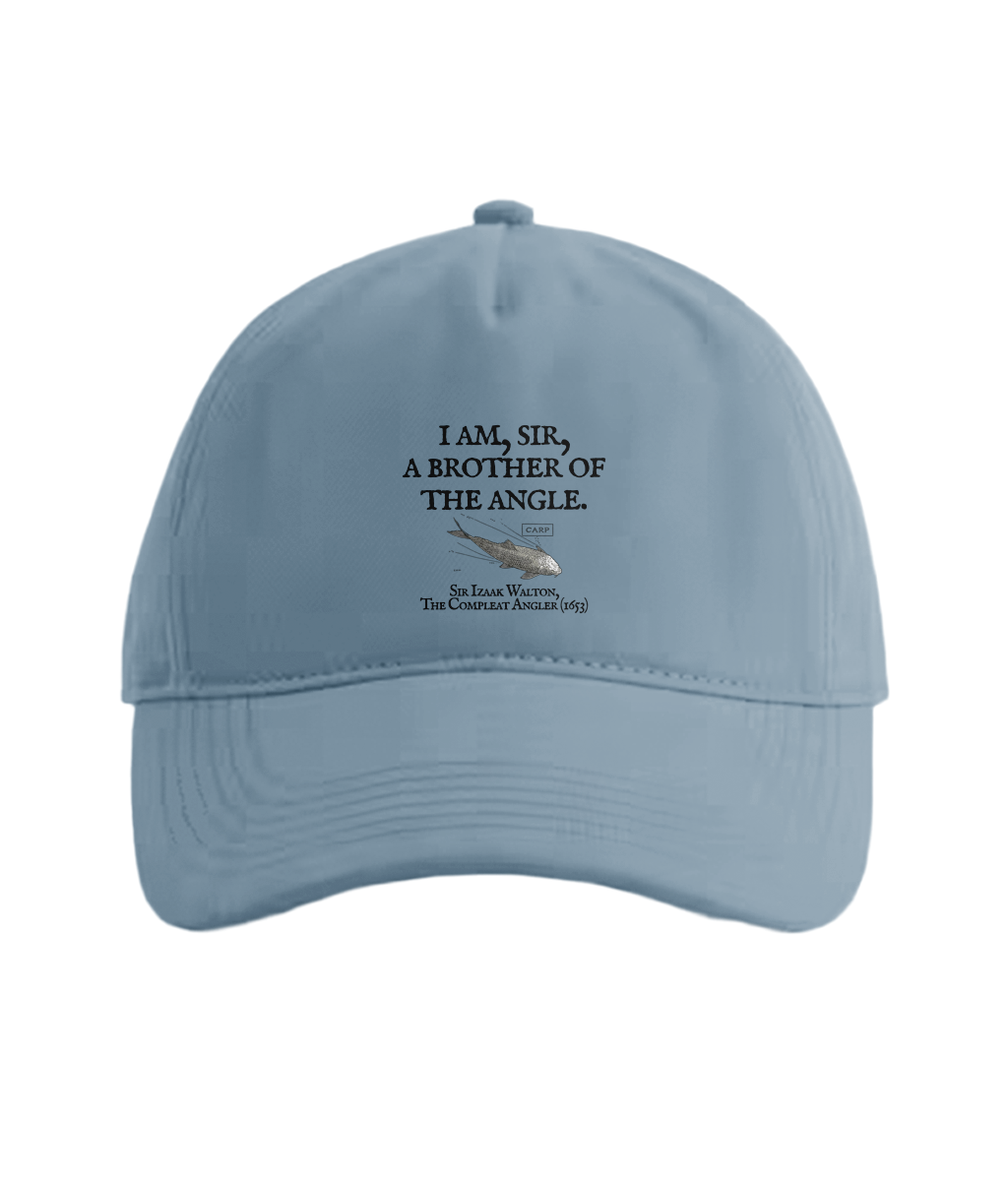 I Am Sir a Brother of the Angle – Izaak Walton Quote Fishing Cap - Image 6
