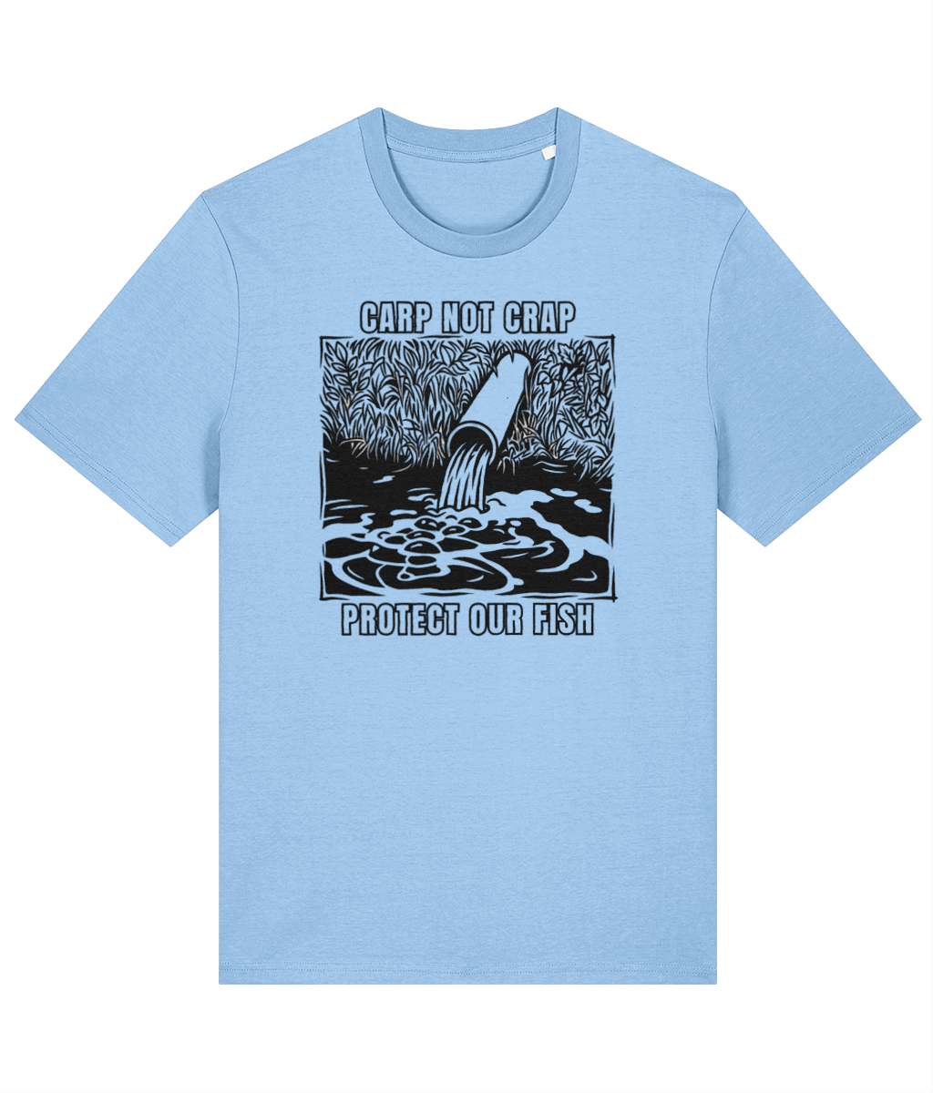 Protect Our Fish – Carp Not Crap T-Shirt - Image 3