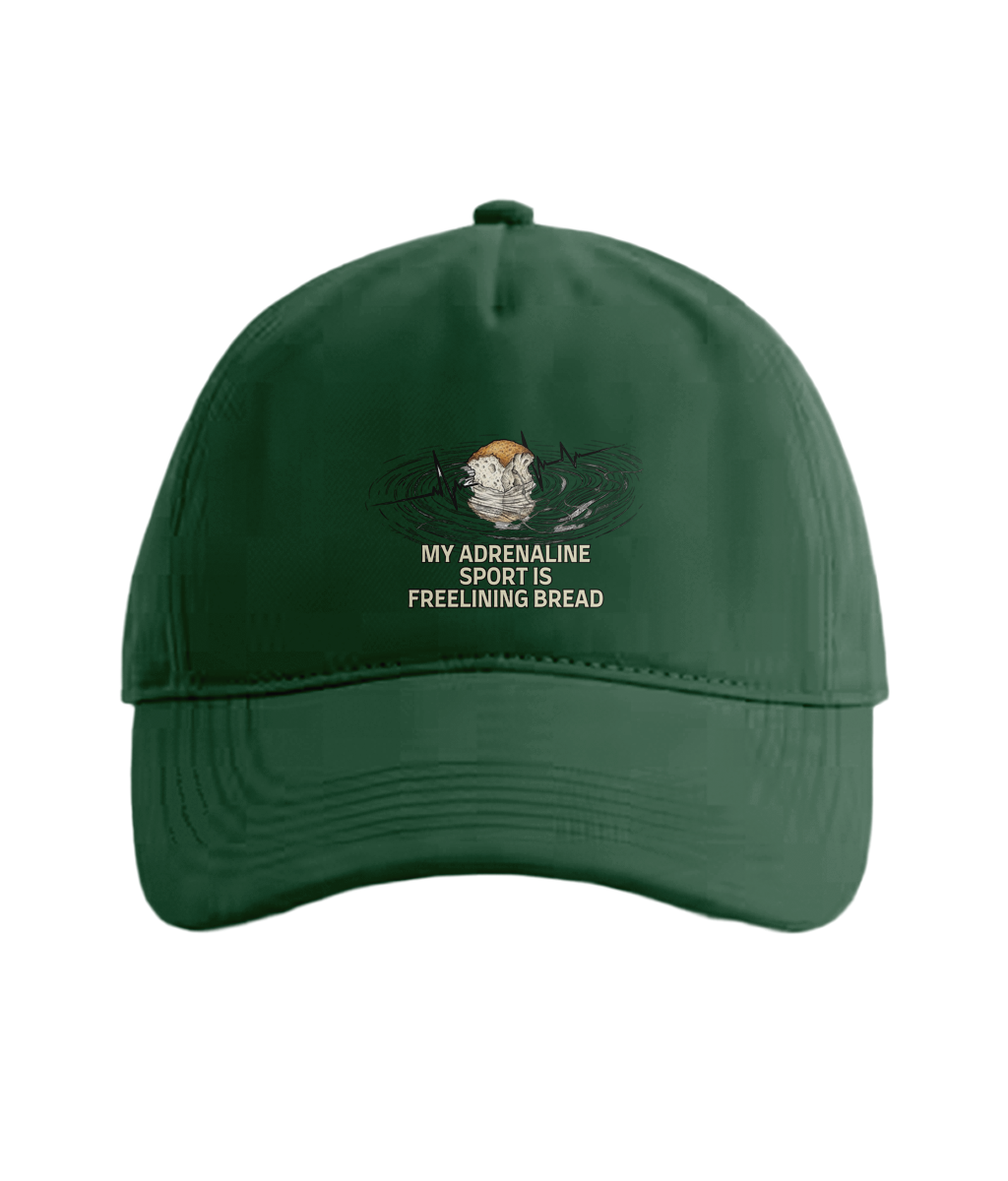 "Freelining Bread Is My Adrenaline Sport" Carp Fishing Cap - Image 6