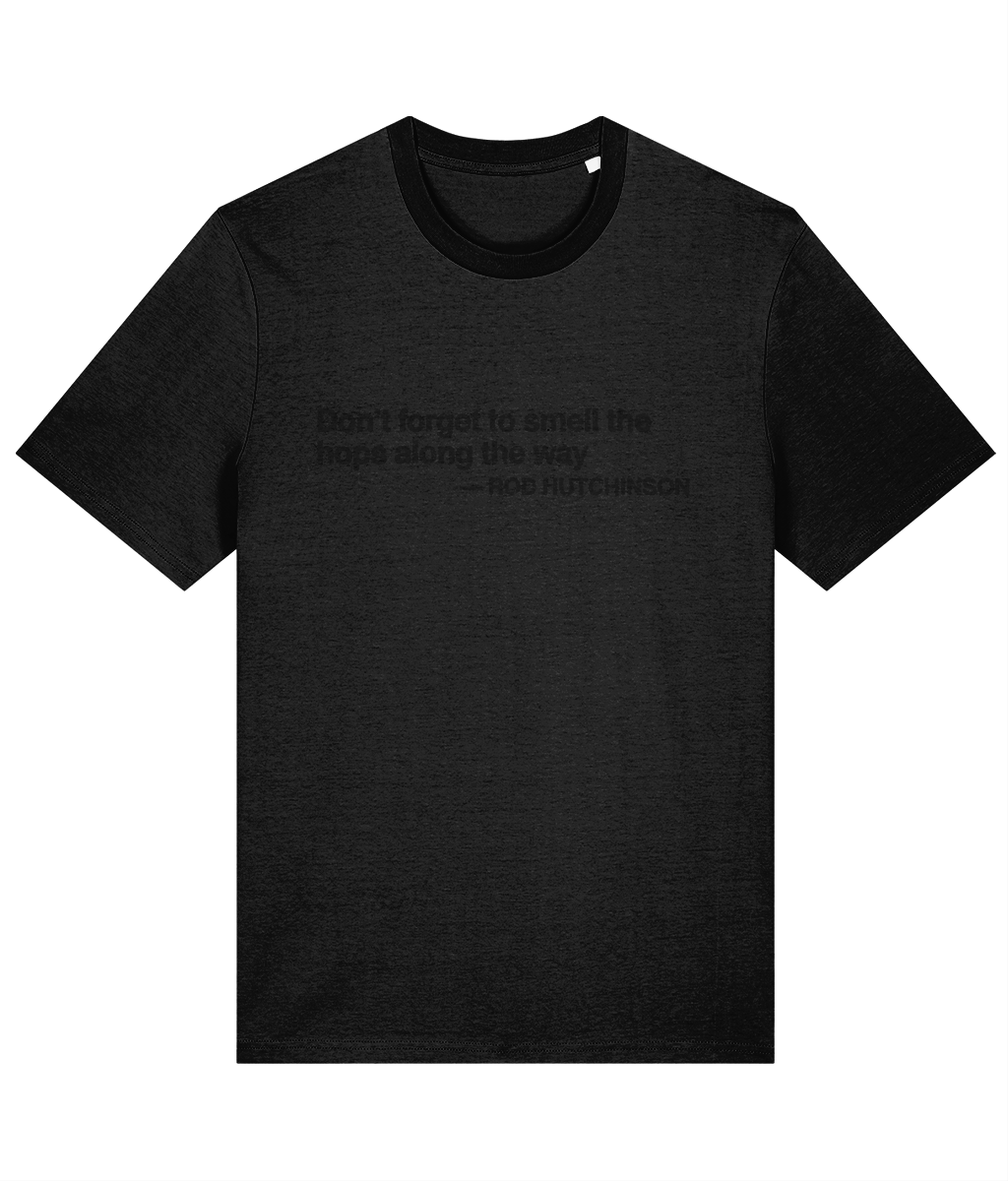 Rod Hutchinson Quote T-Shirt – “Don’t Forget to Smell the Hops Along the Way” | Fishing T-Shirt - Image 7