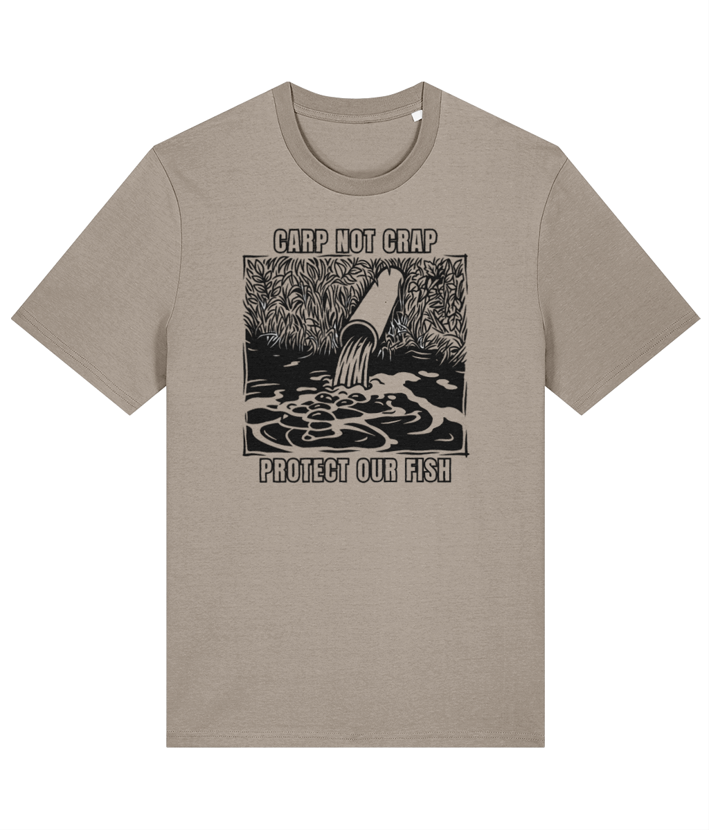 Protect Our Fish – Carp Not Crap T-Shirt - Image 6