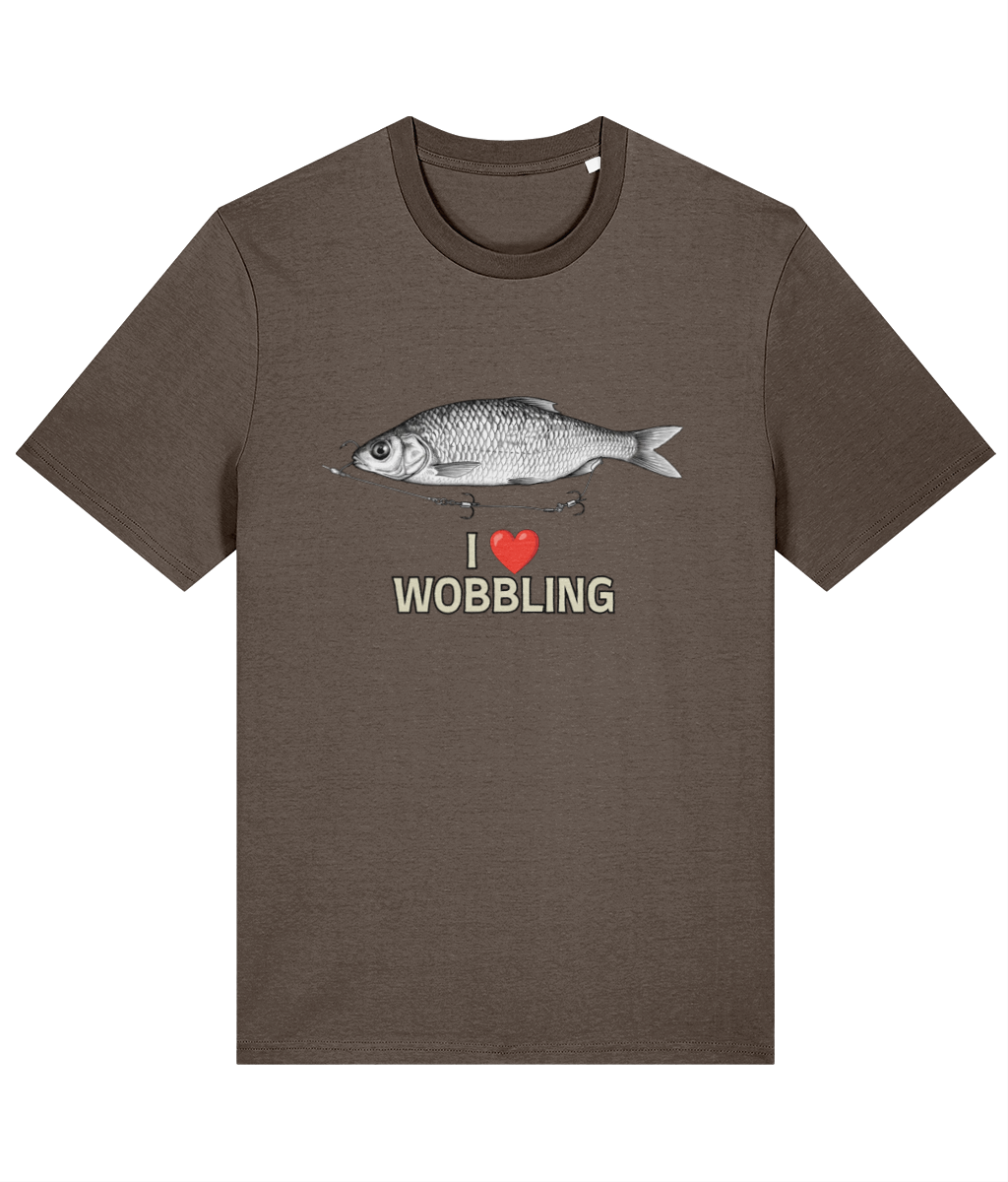 I ❤️ Wobbling – Pike Angler's T-Shirt - Image 3