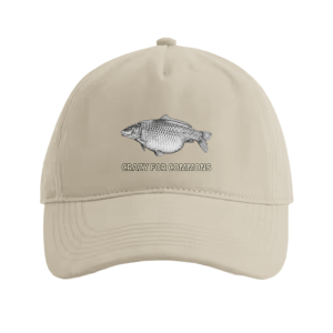 Crazy for Commons Crest Logo Carp Fishing Cap