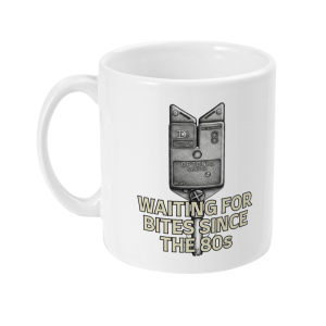 Optonic Bite Alarm "Waiting For Bites Since The 80s" Fishing Mug