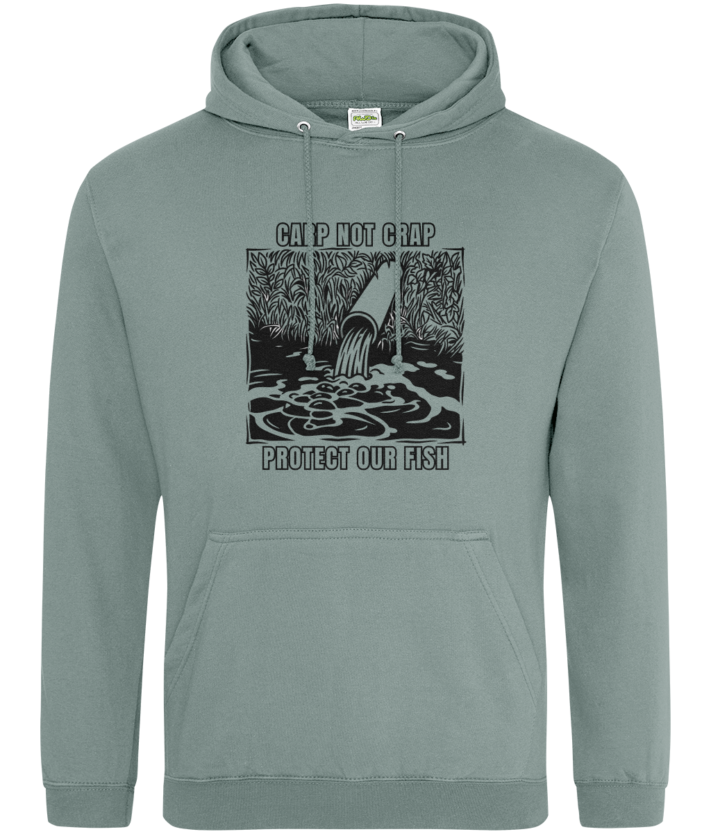 Protect Our Fish – Carp Not Crap Hoodie - Image 8