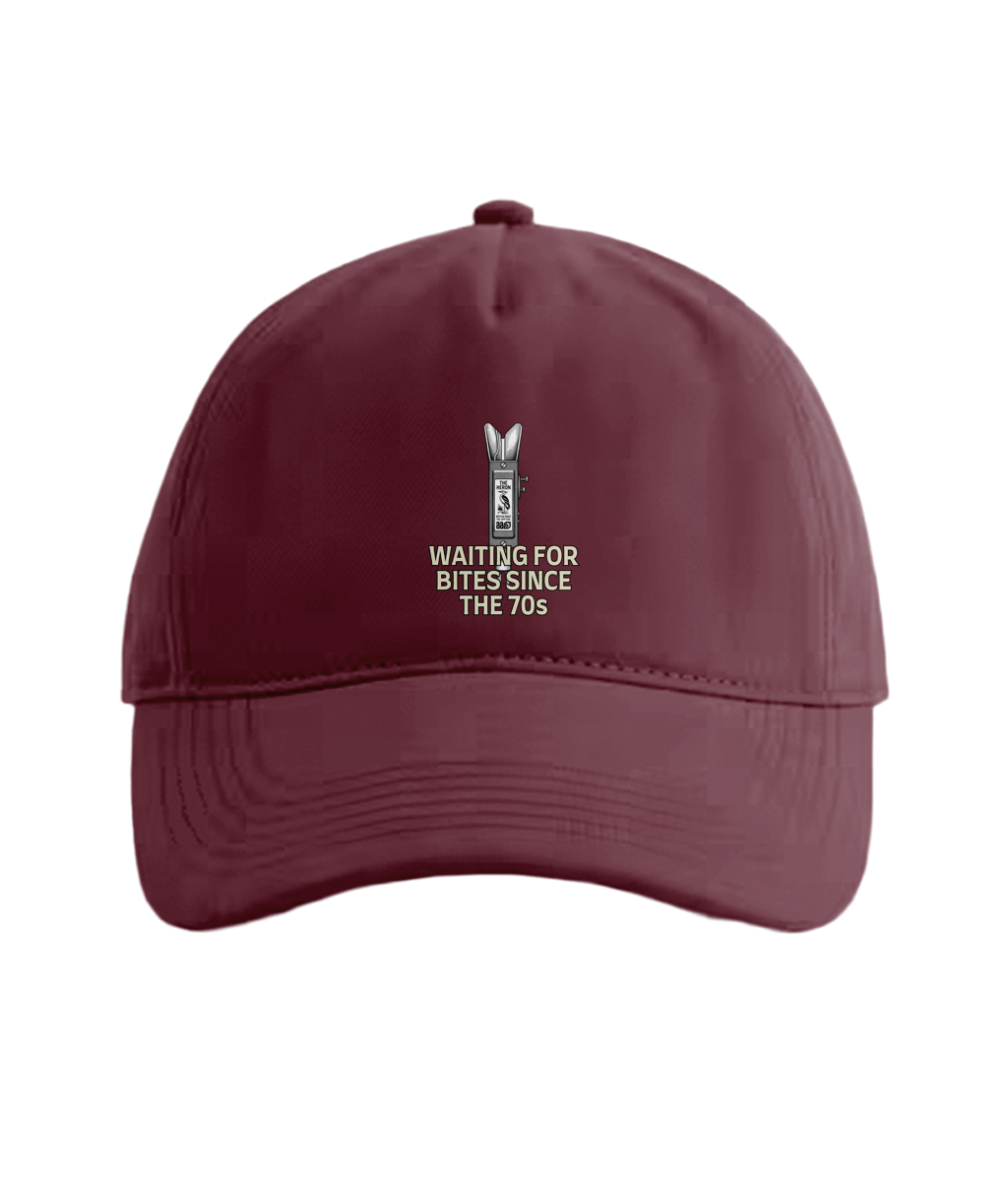 Heron Bite Indicator “Waiting For Bites Since The 70s” Fishing Cap - Image 7
